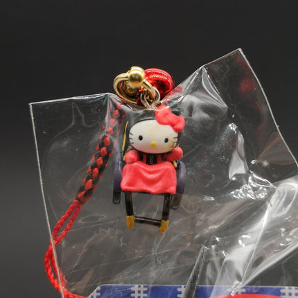 Sanrio Hello Kitty Riding in Rickshaw – 3/4" Keychain (Pre-Owned)