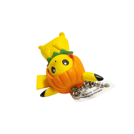 Pokemon Pikachu with Pumpkin Hat 1.5" Mini Figure – Halloween Keychain (Pre-Owned)
