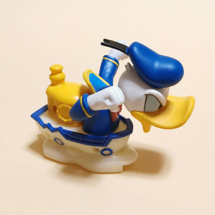 Disney Angry Donald Duck Parade Car Boat – 3" Figure (2014, Rare, Pre-Owned)