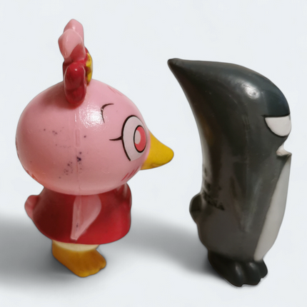 Vtg Kyoro-Chan Penguin Friends – 2" PVC Lot of 3 (Morinaga 1999, Pre-Owned)