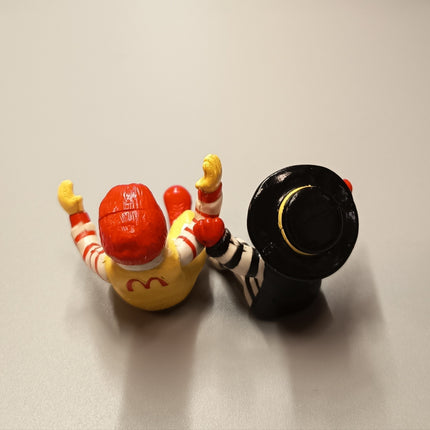 Vintage 1990 Ronald McDonald Hamburglar – See-Saw McDonald's Toy (Pre-Owned)