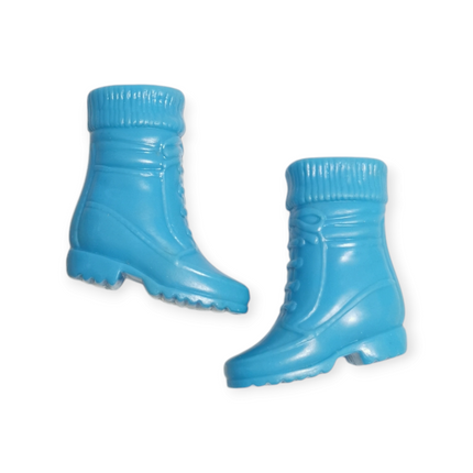 Barbie Doll Blue Hiking Boots Sock Top Bootie Shoes – Fashion Avenue (Pre-Owned)