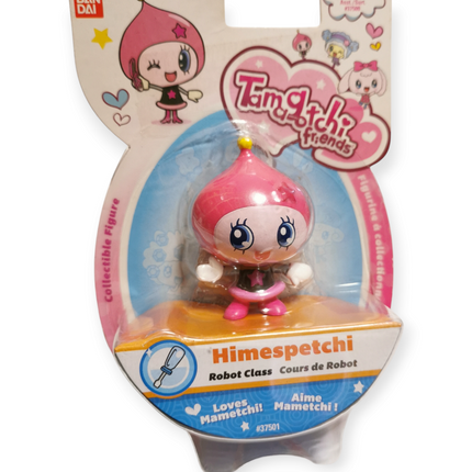 Tamagotchi Friends Himespetchi – 2" Pink Robot Figure (Bandai, 2014, Pre-Owned)