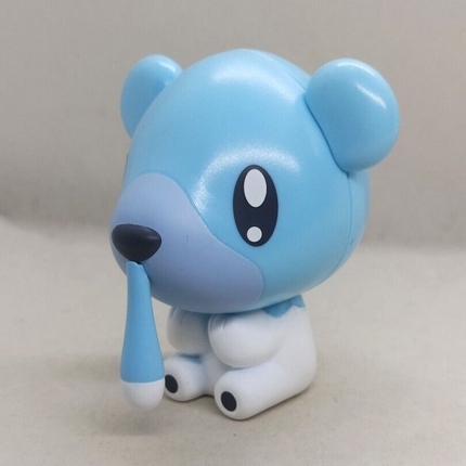 Pokemon CapChara Cubchoo 2.5" Mini Figure – Gacha (Bandai, Pre-Owned)
