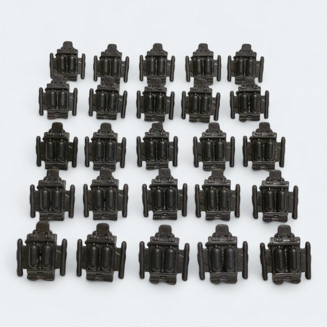 GI Joe Wet Suit V7 Scuba Tank Backpack – Lot of 25 (Hasbro 2002, Pre-Owned)