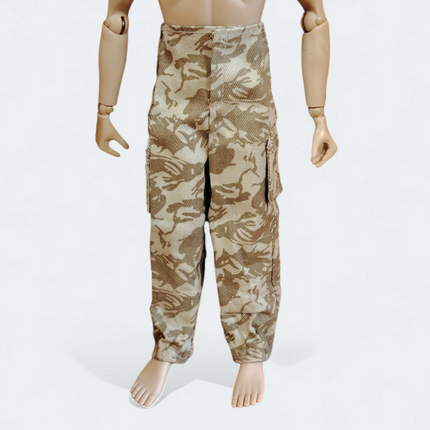 1/6 Scale Male Beige Camo Cargo Pants – for 12" Soldier Figure (Pre-Owned)