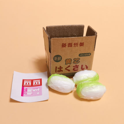 J.Dream Veggie Napa Cabbage Miniature with Box – Dollhouse Food (Pre-Owned)