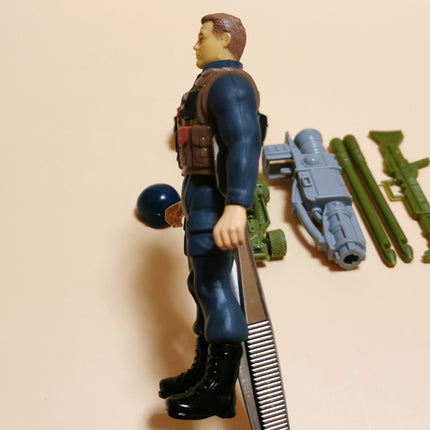 Stargate LT KAWALSKY w CANNON WEAPON 4" Mini Action Figure Toy 1994 Hasbro Loose