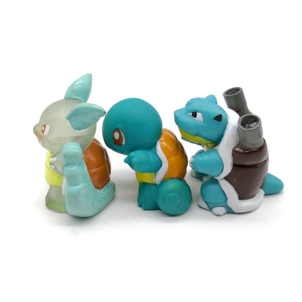 Pokemon Squirtle Blastoise Wartortle – 1.5" Finger Puppet (Bandai 1996, Pre-Owned)