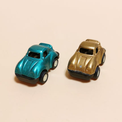 Porsche Gold & Green 1" Diecast – Vintage 90s Japan Lot of 2 (Pre-Owned)