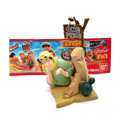 One Piece Usopp Diorama World 2" Mini Figure – Bandai Gashapon (Pre-Owned)
