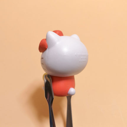 Sanrio Hello Kitty Sad Sitting & Waiting 2.5" Figure (2022, Pre-Owned)
