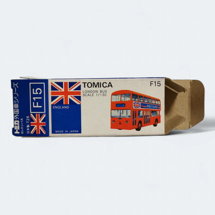 Vintage Tomica London Bus Package Box Only – for F15 1/130 (Pre-Owned)
