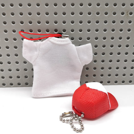 Marvel Spider-Man Miniature T-Shirt & Cap Keychain – 2010 (Pre-Owned)