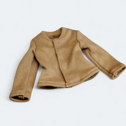 1/6 Scale Male Brown Soft Top Shirt Cardigan – for 12" Figure (Pre-Owned)