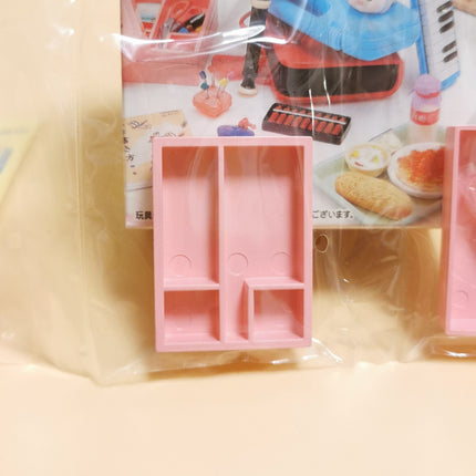 Re-Ment Elementary School #10 Pink Sewing Kit with Box & Scissors (Sealed)