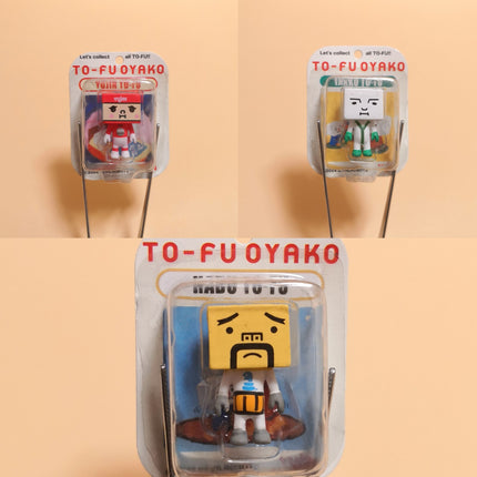 Tofu Oyako HABU YAKKO Lot of 3 – 1" Mini Figures in Blister Pack (Unused)