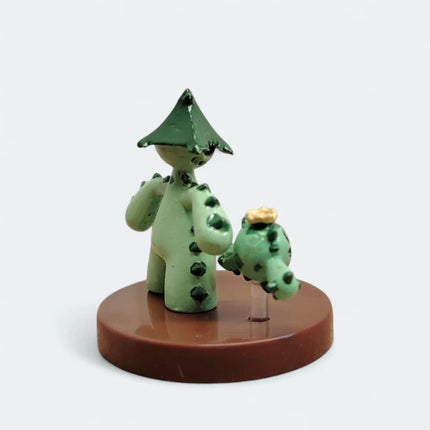Pokemon 1/40 Zukan Cacnea & Cacturne 1.25" Mini Figure – Gashapon (TOMY Japan, Pre-Owned)