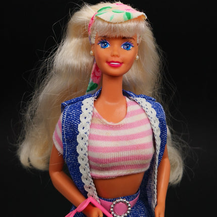 Mattel 1995 Barbie Strollin' Fun Full Outfit – Blonde Doll #13742 (Pre-Owned)