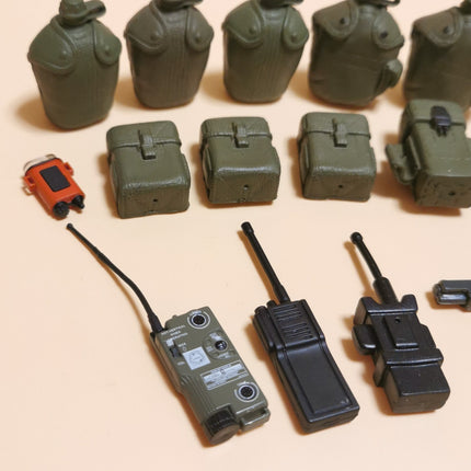 1/6 Scale Pouch Canteen Walkie – Lot of 15 Belt Accessories (Pre-Owned)