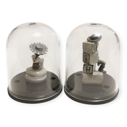 Toy Story Woody & Jessie Greyscale 1.5" Figures with Dome Cases – Disney