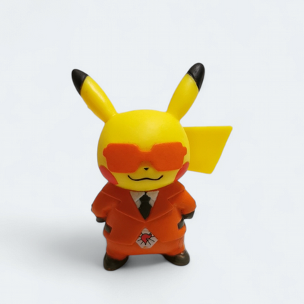 Pokemon Center Pikachu Team Flare – Orange Suit 1.5" Figure (Pre-Owned)