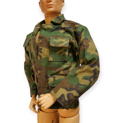 1/6 Scale Dark Green Camo Long Sleeves Shirt – GI Joe Soldier Clothes (Pre-Owned)
