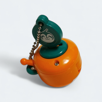 Anpanman Dokinchan Lock & Key – 2" Keychain (Bandai, Pre-Owned)