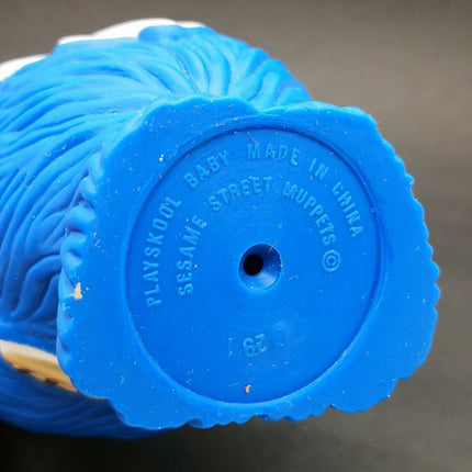 Playskool 1991 Sesame Street Cookie Monster – 5.5" Squeezable Bath Toy (Pre-Owned)