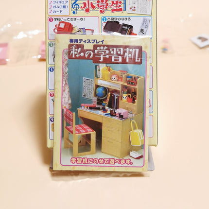 Re-Ment Elementary School #10 Pink Sewing Kit with Box & Scissors (Sealed)
