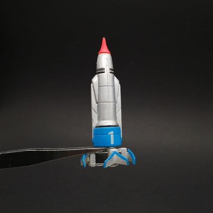 THUNDERBIRDS TB1 ROCKET 3" Plastic Mini Figure Gerry Anderson Anime Yujin 1999
