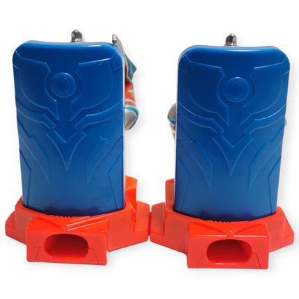Ultraman Ginga 3" Mini Figure Picture Viewer – Lot of 2 McDonald's 2013 (Pre-Owned)