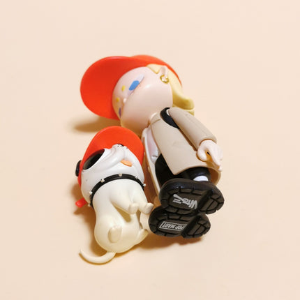 Pop Mart VITA OOTD British Girl RED HAT OUTFIT w PUG 3" Figure Toy Collectible