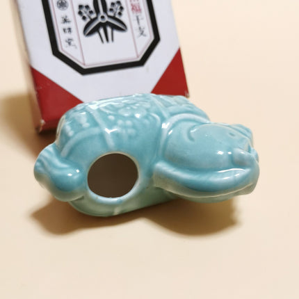 Zodiac Year of Horse – 2" Ceramic Fortune Ornament (Yakushigama, Japan, Pre-Owned)