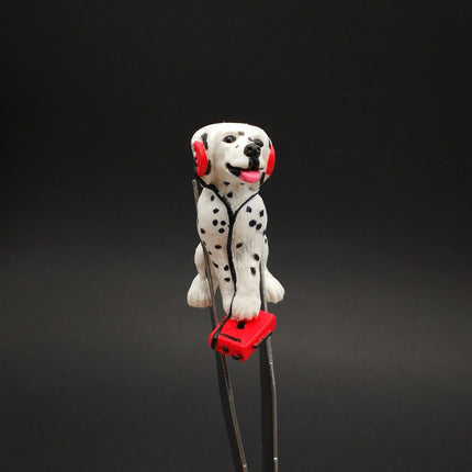 Vintage Puppy In My Pocket Dalmatian 2" Miniature Dog – Dollhouse Pet (Pre-Owned)