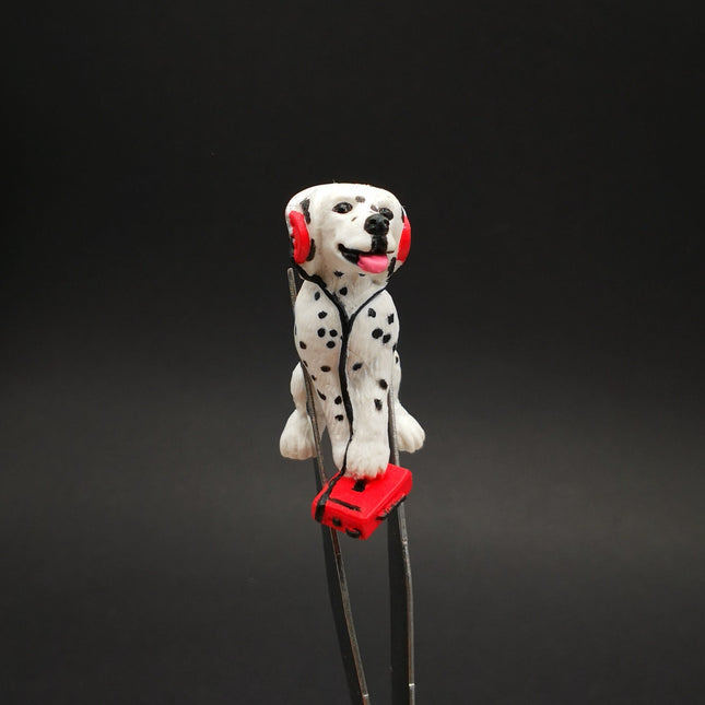 Vintage Puppy In My Pocket Dalmatian 2" Miniature Dog – Dollhouse Pet (Pre-Owned)