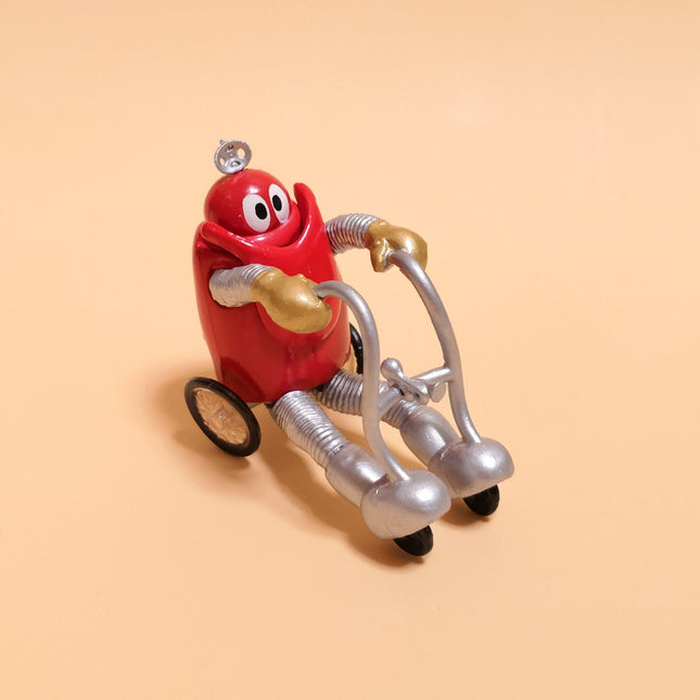 Bandai ROBOCON on BIKE 2" Mini Figure Anime Retro Toy Collectible Gashapon