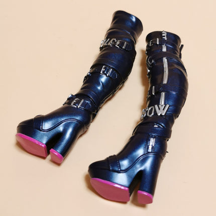 Rainbow High Black Tall Boots – Amaya Raine Replacement Shoes (Pre-Owned)