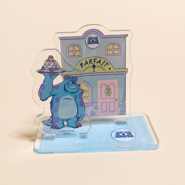 Monsters Inc Sulley 1.5" Clear Acrylic Stand – Takara Tomy (Pre-Owned)
