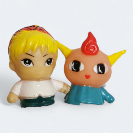 Magical Circle Guru Guru Chibi Nike & Gipple – 1" Pencil Topper (Pre-Owned)