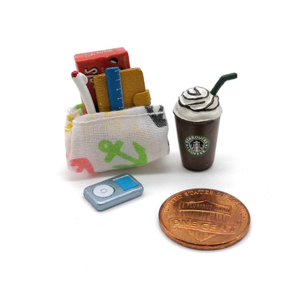 Stationery Pouch, Coffee Frappe & Candy Mini Set – Dollhouse by Mimo (Pre-Owned)