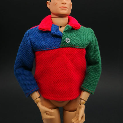 1/6 Scale Red Longsleeve Polo Top – for 12" Figure (Ken, Pre-Owned)