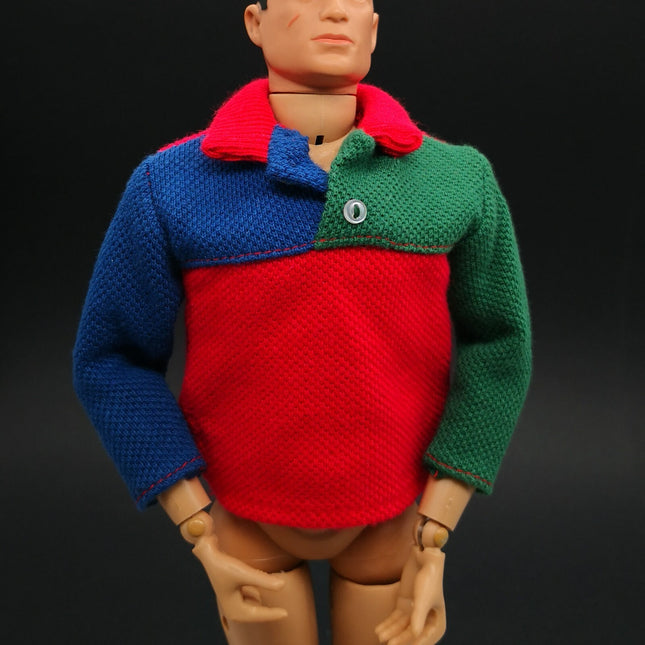 1/6 Scale Red Longsleeve Polo Top – for 12" Figure (Ken, Pre-Owned)
