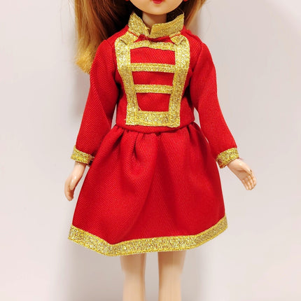 1/6 Scale Red Marching Band Uniform – Dress for Licca Blythe (Pre-Owned)