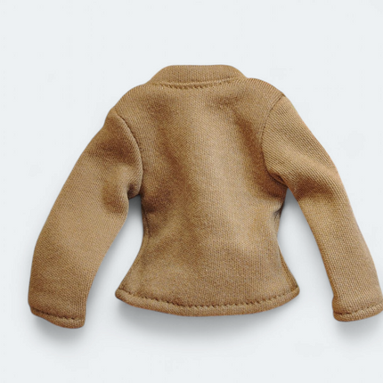 1/6 Scale Male Brown Soft Top Shirt Cardigan – for 12" Figure (Pre-Owned)