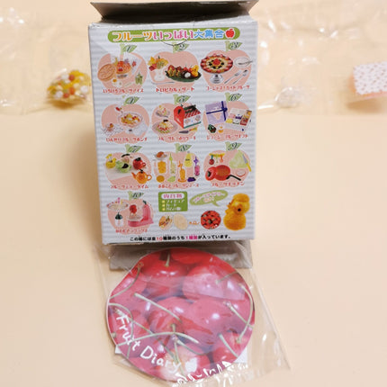 Re-Ment Fruit Wave Diary #4 Party Fruit Punch Bowl with Cup – Dollhouse (Sealed)