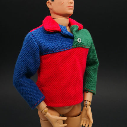 1/6 Scale Red Longsleeve Polo Top – for 12" Figure (Ken, Pre-Owned)