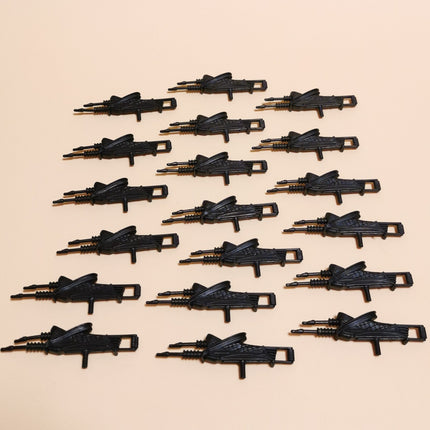 BLACK RIFLE WEAPON PART Lot of 19 Major Bludd 3.75" Figure Accessories Arsenal