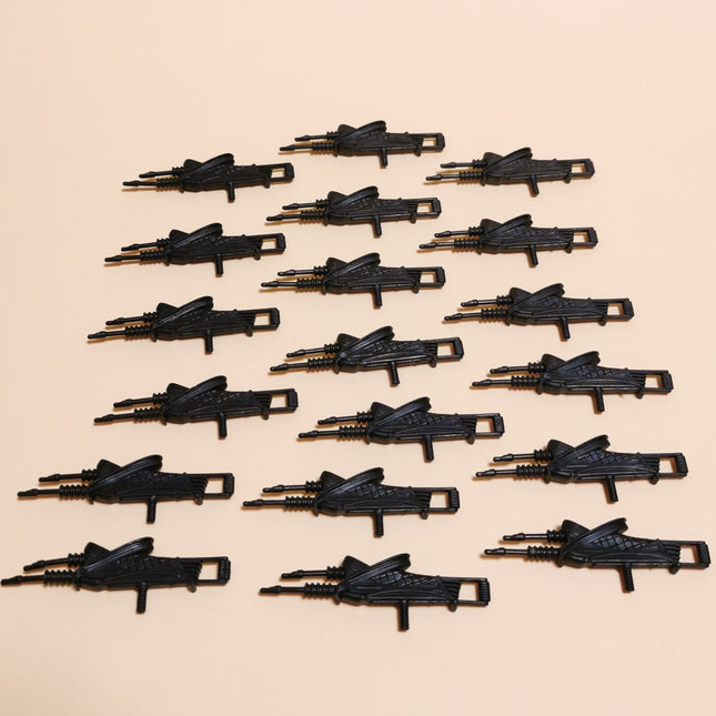 BLACK RIFLE WEAPON PART Lot of 19 Major Bludd 3.75" Figure Accessories Arsenal