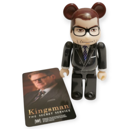 Medicom Bearbrick KINGSMAN HARRY MOVIE HERO 100% be@rbrick Series 36 Toy Figure